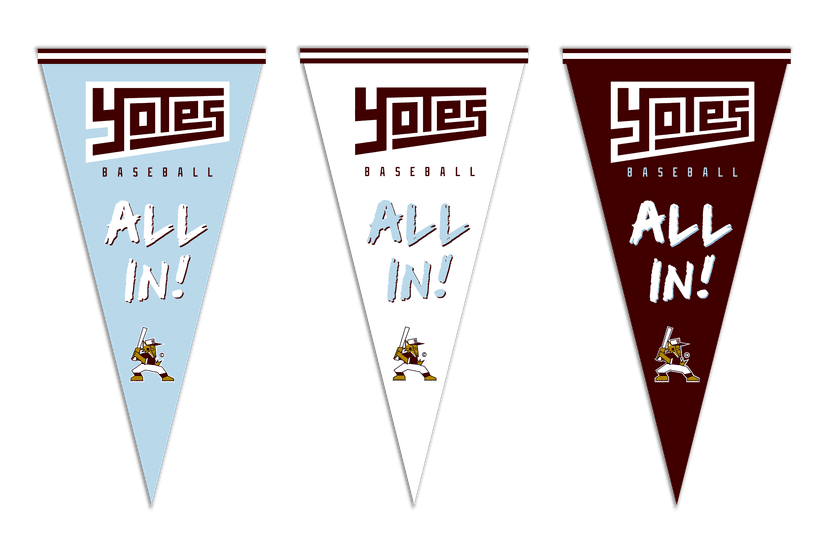 Yotes Baseball Pennants